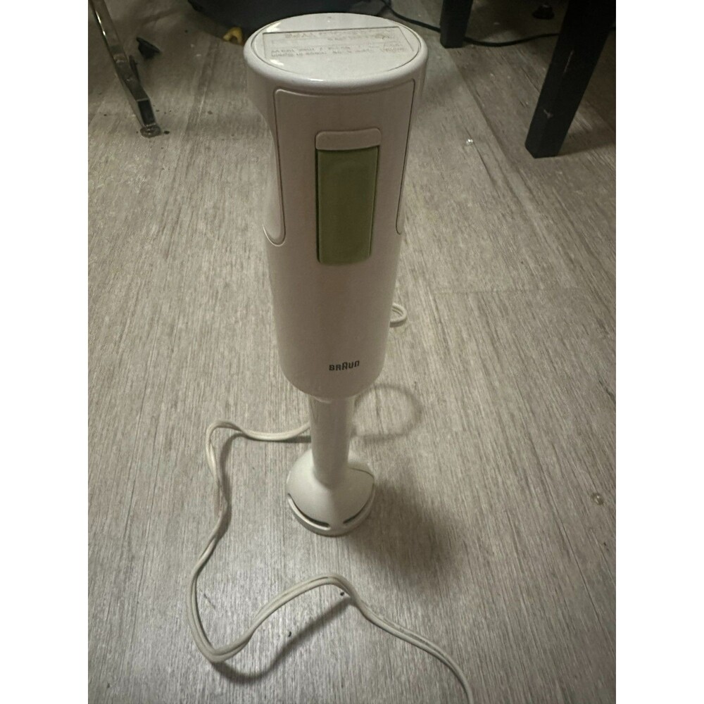 Braun Hand Held Immersion Blender Chopper 4169 Mixes Sauces Soups Tested